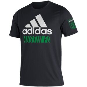 Adidas Black and Green Austin FC Tee